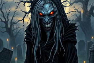 design an horror and fantasy horror character