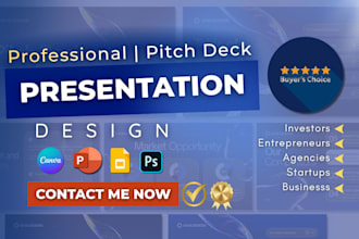 design investor pitch deck, powerpoint presentation design and film pitch deck