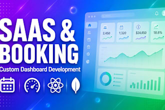 develop a saas booking system with admin dashboard using mern