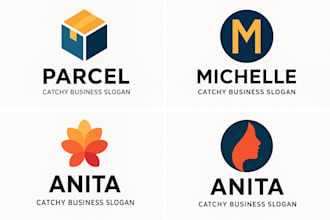 create catchy brand name for business company logo design slogan brand identity