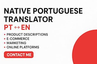 fast and reliable portuguese english translation service