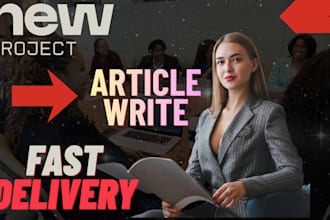 do expert artical writer for any niche seo friendly writing