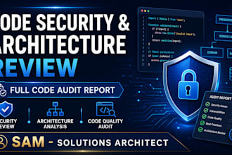 review your code security, quality, and software architecture