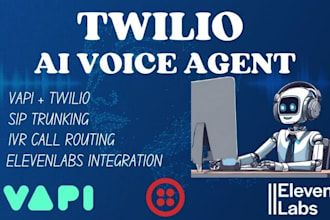 build twilio voice ai agent ivr call routing sip trunking outbound calling bot