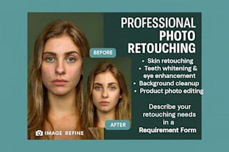 professionally retouch and enhance your photos