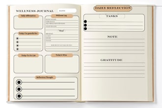 design to do list health, wellness, selfcare, and fitness journal design coaches