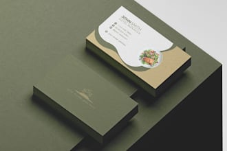 design a professional and modern business card