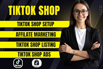 setup  tiktok shop shopify marketing ads sales copy dropshipping promotion