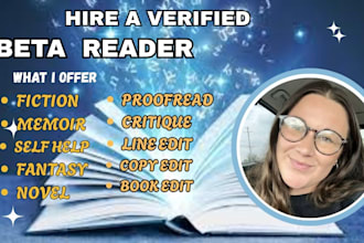 beta read critique, line edit for middle grade romance beta reader and memoir