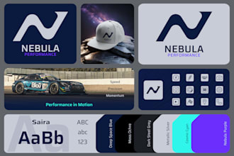 build a automotive or motorsport logo and brand identity that fuels your brand