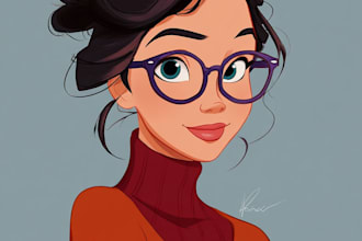 do disney cartoon portrait
