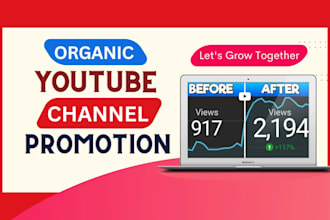 do organic youtube video promotion for channel growth