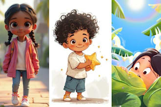 illustrate children story book illustration kids story book illustration