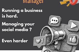 be your social media manager