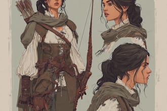 do dnd group party illustration