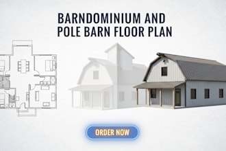 design your custom barndominium plan and pole barn floor layout