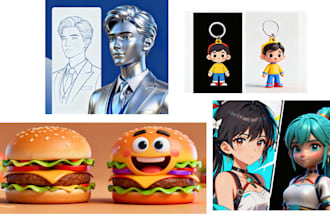 convert your 2d sketch to 3d render printing
