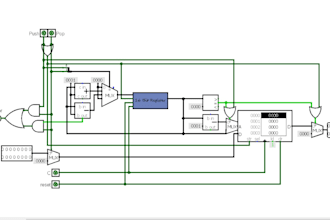 do digital logic design and simulations in logisim, proteus