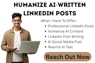 humanize ai written linkedin posts to sound authentic impactful thoughts leaders