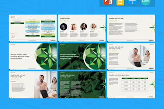design powerpoint presentation template for google slides