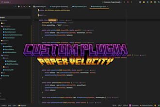 code mincraft plugin paper velocity spigot
