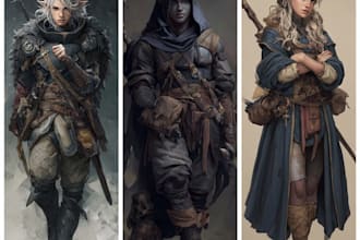 character art and dnd character art