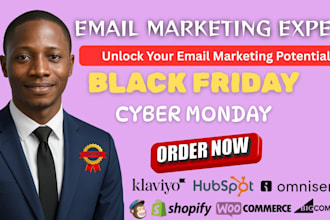 design klaviyo shopify black friday email cyber monday brevo bfcm email campaign