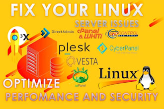 fix, secure and configure your linux server, vps, cpanel, dns and SSL