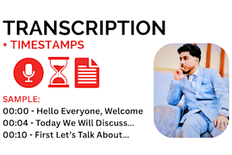 fast delivery and accurate transcription service
