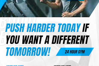 design sports event flyer