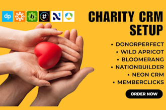 optimize charity CRM wild apricot donorperfect neon crm bloomerang nationbuilder