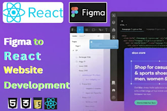 convert figma design to responsive react website figma to react tailwind