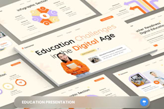 create a professional education presentation for students and educator