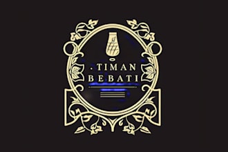 make vintage charm logo design for your brand