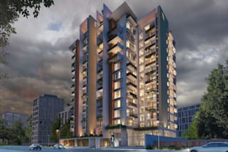 create architectural 3d modeling and  rendering with d5
