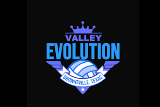 create creative and good looking volleyball logo design