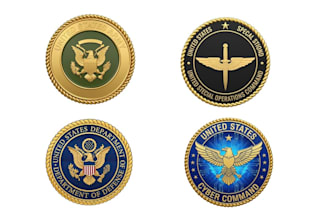 design professional stunning military patch and badge logo