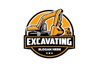 create professional and specially excavation logo design
