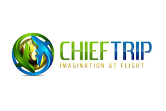 design minimalist and creative world trip and travel agency logo