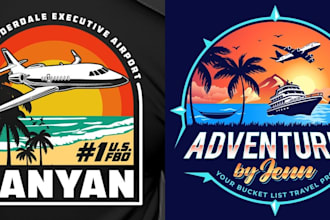 design travel hotel outdoor tourism adventure vacation logo