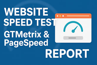 test your website speed and provide a full performance report