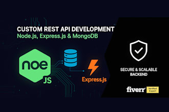 develop secure restful API with nodejs express and mongodb
