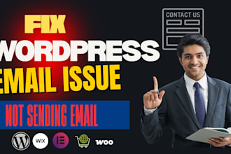 create a professional wordpress elementor website with a contact form