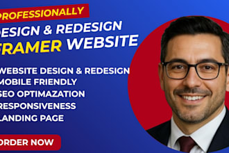 build a professional framer website, portfolio or landing page with animations