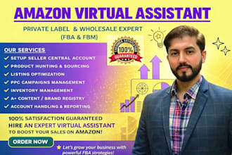 be expert amazon fba virtual assistant for amazon success