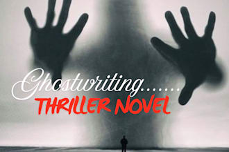 ghostwrite thriller or crime stories, edit or rewrite fantasy novels