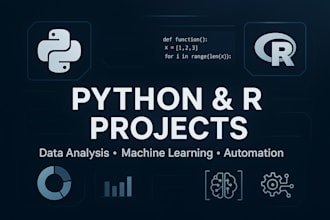 machine learning, deep learning, computer vision projects,r projects