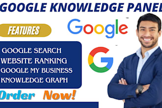 create google knowledge panel  graph knowledge panel for any category