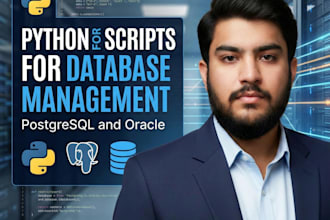 python scripts for database management postgresql and oracle