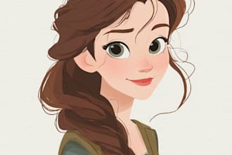 do disney cartoon portrait